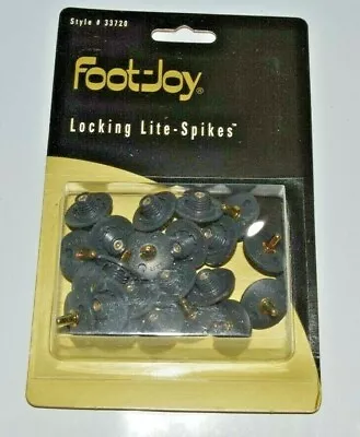 NEW Pkg Of 22 FootJoy LITE-SPIKES 33720 Metal Golf Spikes Hardened Steel +DELRIN • $18.70