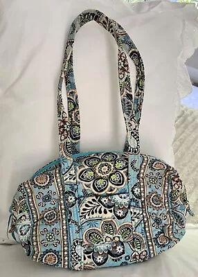 Vera Bradley Bali Blue Purse Shoulder Bag. Retired. 12.75  X 8 . • $17.99