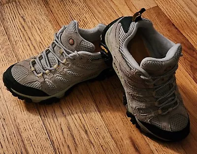 Merrell Moab Ventilator Women’s Taupe US 8.5 Sneakers J86612 Hiking Shoes Vibram • $29.99