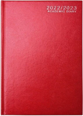 £2.48 • Buy 2022-2023 Academic Student Mid Year Diary A5 Week To View Red