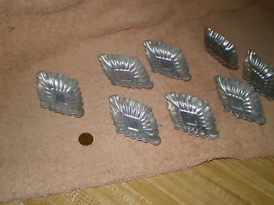 Aluminium Tiny Tart Molds (8) Vintage No Maker Marks • $18