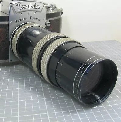 P Angenieux Paris 135mm F/3.5 Type Y2 Telephoto Lens Exakta Mount Germany • $202.50