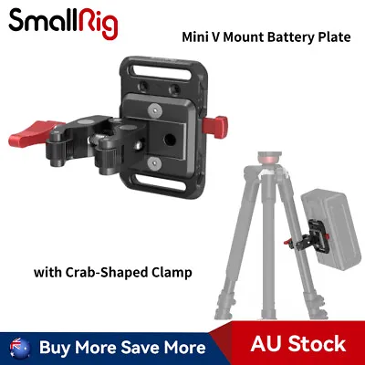 SmallRig Accessories V Mount Battery Plate For BP-190WS Crab-Shaped Clamp 2989 • $47.90