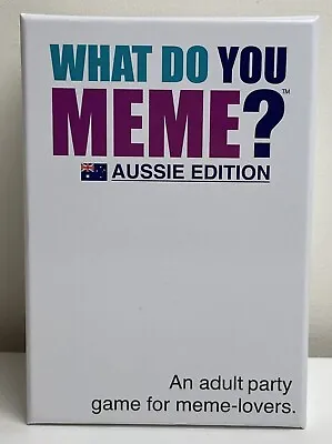$29.95 • Buy What Do You Meme? Aussie Edition Card Game, Party Board Game, VGC