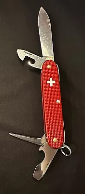 Vintage Victorinox Rostefei Pioneer 93mm Red Alox Old Cross Swiss Army Knife • $99.99