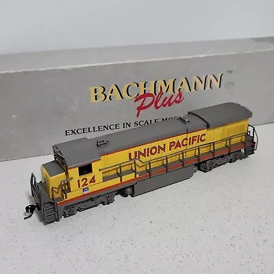 BACHMANN B 23-7 DIESEL #124 U.P. TRAIN HO SCALE Vintage Model Locomotive BOXED • $99.99