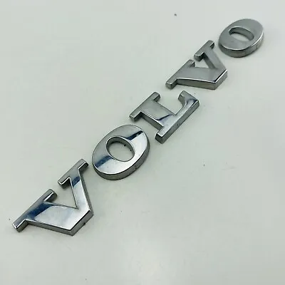 1999-2006 Volvo S80 Emblem Logo Letters Symbol Badge Trunk Rear Chrome OEM F1 • $12.50