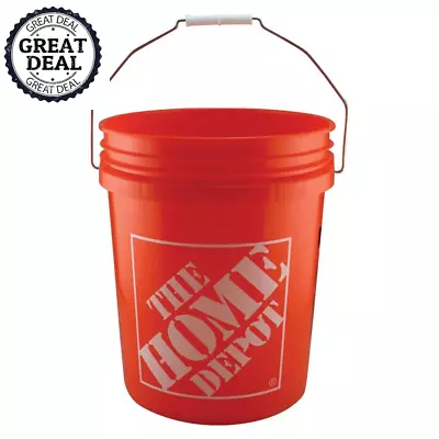 5 Gallon Orange Homer Bucket • $6.99