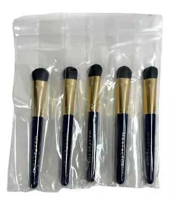 *Max Factor Makeup Brush Lot Of 5 (4.5 Inches Length) Each NEW As Seen In Pics • $25.99