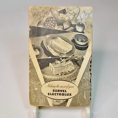 1930s Servel Electrolux Gas Refrigerator Recipe Booklet Cookbook Vintage Kitchen • $12.99