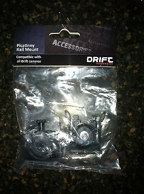 £136.37 • Buy DRIFT PICATINNY RAIL GUN TACTICAL SCOPE CAMERA MOUNT For Hd170 Mini Stealth X170