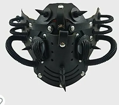 £11.99 • Buy Mens  Steampunk Gothic Leather Mask Cosplay Biker Masquerade Mask Halloween New 