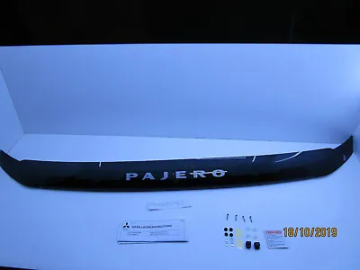 Black Sport Bonnet Protector Tinted Pajero Ns Nt Nw Nx For Mitsubishi Genuine • $169