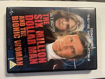 Return Of The Six Million Dollar Man And The Bionic Woman (DVD) (UK IMPORT) • $11.50