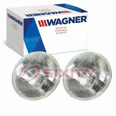 2 Pc Wagner Low Beam Headlight Bulbs For 1958-1978 Ford 300 Country Sedan Vd • $31.18