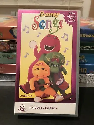 Barney Songs Vhs New And Sealed Tape • $35