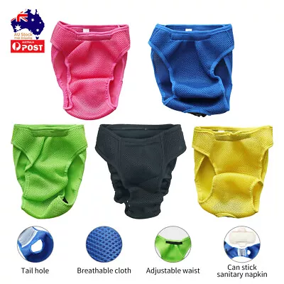 3pcs  Reusable Dog Nappy Period Pants Washable Pet Hygiene Diapers Sanitary  • $41.79