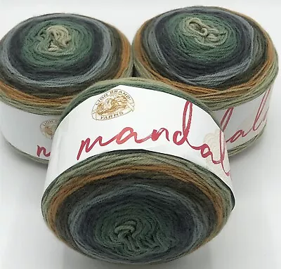 Lion  Brand Yarn Mandala Yarn 3X150g Cakes • £21.99