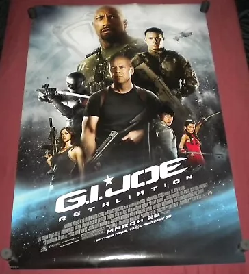 G. I. Joe: Retaliation Movie Poster 27x40 D/S Bruce Willis Dwayne Johnson  Tatum • $9.99
