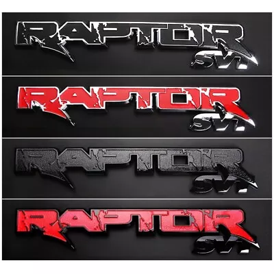 Raptor SVT Letter Emblem Sticker For F-150 Ford F150 Rear Car Side Badge DECAL • $40.84