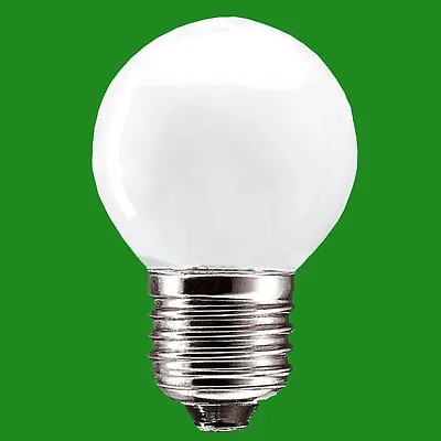 6x 60W Opal Round Golf Ball Dimmable ES E27 Edison Screw Light Bulb Lamp • £7.99