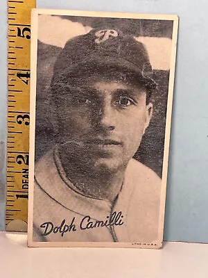 1936 Goudey Wide Pen Dolph Camilli Phillies R314 Baseball Card • $28