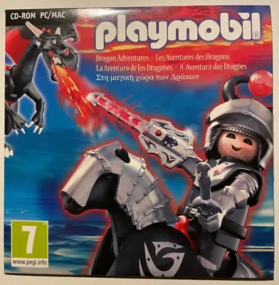 PLAYMOBIL CD-ROM; Dragon Adventures *NEW* Games And Activities *for PC Or MAC* • £2.99