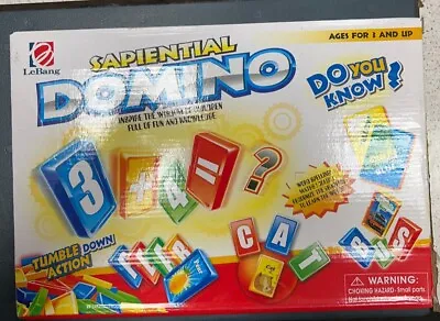 £9.99 • Buy Children's Word Spelling Alphabet Maths Colour Dominoes Set Toy