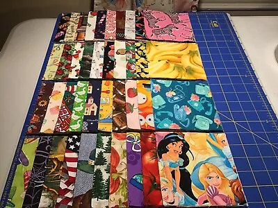 I SPY Quilt Squares Lot Of (40)  5 X5  100% Cotton Rotary Cut RARE SQUARES • $9