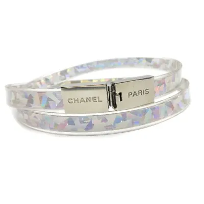 Chanel Belt Clear Vinyl 00T Small Good 29108 • £258.77