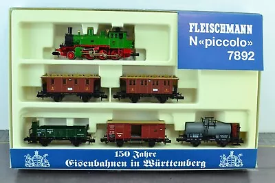 Fleischmann 7892 150 Years Of Württemberg 2-6-0 Locomotive Train Set N Scale • $299