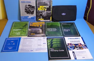 12 2012 Ford F-250/F-350/F-450/F-550/Super Duty Owners Manual With Diesel/NAVI • $49.95