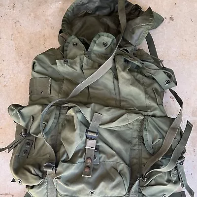 Genuine US Army Military Green Alice LC-1 Large Combat Field Pack Nylon W/Frame  • $98.75