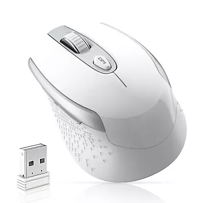 Cimetech Wireless Computer Mouse 2.4G Ergonomic Optical 6 Buttons Silent USB • $16