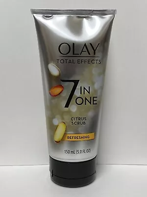 $12.99 • Buy Olay Total Effects 7 In One Citrus Scrub Refreshing Facial Scrub 5.0 Oz - New