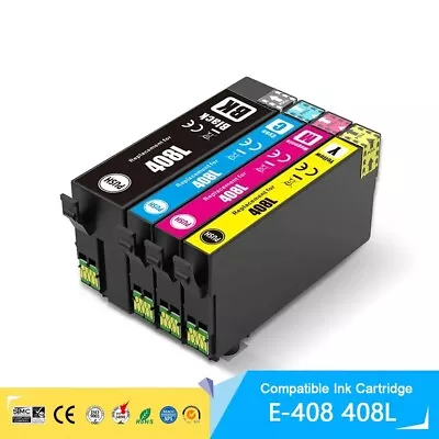 Compatible Ink Cartridge 408L C13T09K14010 For Workforce Pro • $175.73