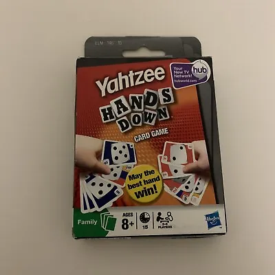 Yahtzee Hands Down Card Game Family Ages 8+ 2009 By Hasbro Gaming - New • $9.99