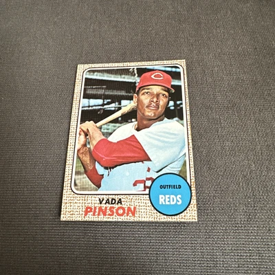 $4.99 • Buy 1968 Topps #90-Vada Pinson  Excellent Plus Clean Vintage Gum Card Free Shipping