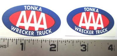 $4 • Buy Replacement Water Slide Decal Set For Tonka AAA Wrecker Truck