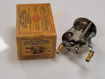 Vintage South Bend No. 1200 Level Winding ABL Casting Reel & Box • $7.50