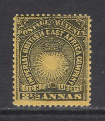 M13570 KUT-British East Africa 1891 SG7 - 2 1/2a Black/yellow Buff. • £60