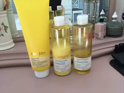 £7.50 • Buy DECLEOR  GEL PROLAGENE 400 Ml SIZE - NEROLI CLEANSING MILK - NEROLI TONER