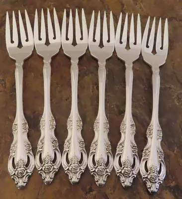 Oneida Silver Artistry 6 Salad Forks Community Vtg Silverplate Flatware Lot C • $26.99