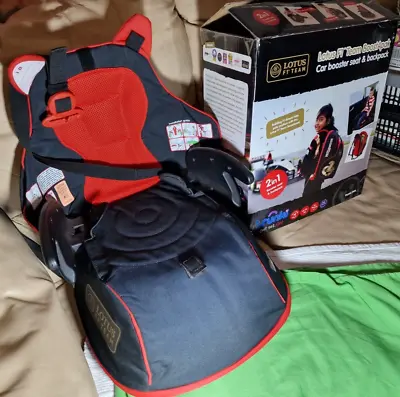 £75 • Buy Trunki 2in1 Boostapak Travel Backpacks Booster Seat Lotus F1 Team + Box + Manual