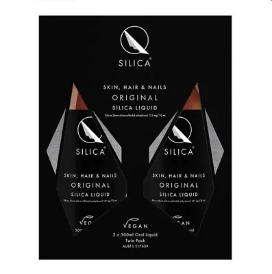 Qsilica Skin Hair & Nails 2 X 500ml Oral Liquid New • $70