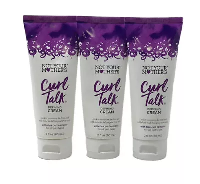 3pk Not Your Mother’s Curl Talk Defining Cream With Rice Cure Complex 2oz Ea. • $19.99