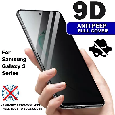 Privacy Tempered Glass Screen Protector For Samsung S20 S21 S22 S23 FE Plus • £2.49