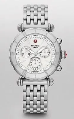 Michele NON- Diamond Caber Watch Stainless Steel • $550