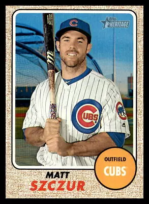 2017 Topps Heritage #224 Matt Szczur   Chicago Cubs • $1.50