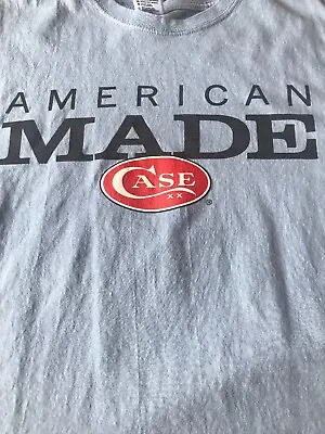 Case American Made Case Large Men’s T-Shirt Free Shipping Zippo • $18.95